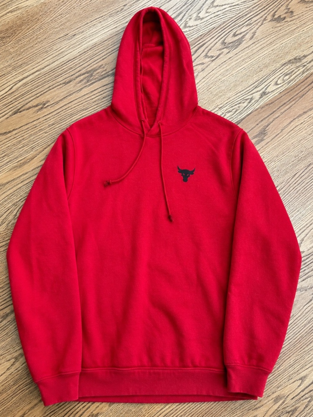 Under Armour Mens Project Rock Charged Fleece Loose Pullover Hoodie